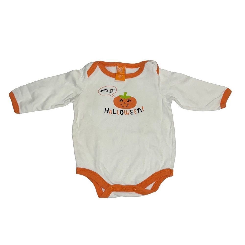 𝅺BABY Infant “My First” Halloween bodySuit 3-6 months